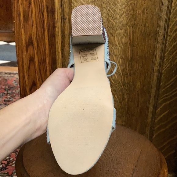 Pair of Azalea Wang embellished to the nines peep toe boots size 8. Style JACQ. - Picture 6 of 8